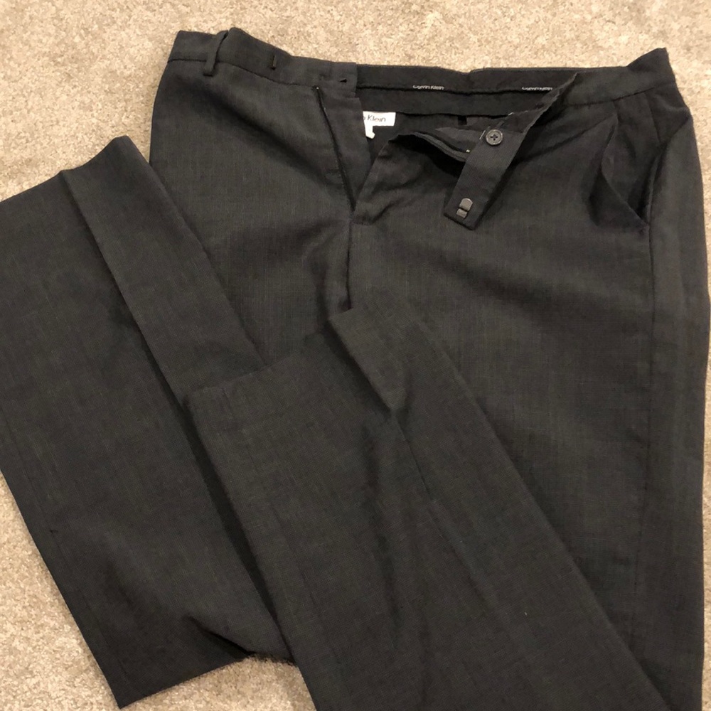Calvin Klein gray/black dress slacks